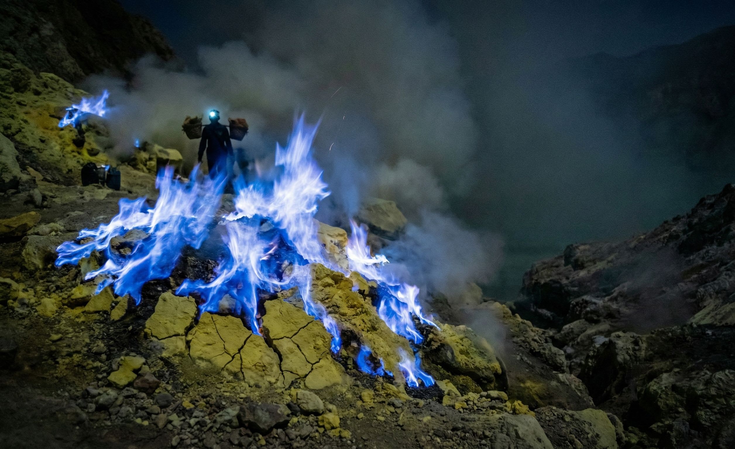 Blue Lava of Kawah Ijen: The Volcano That Burns Cold Blue
