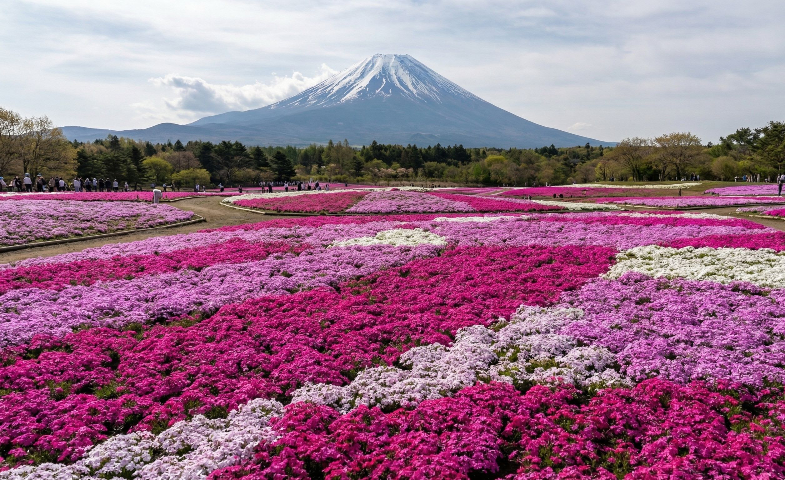 Fuji Shibazakura Festival: 800,000 Moss Phlox Blooms Meet Mount Fuji