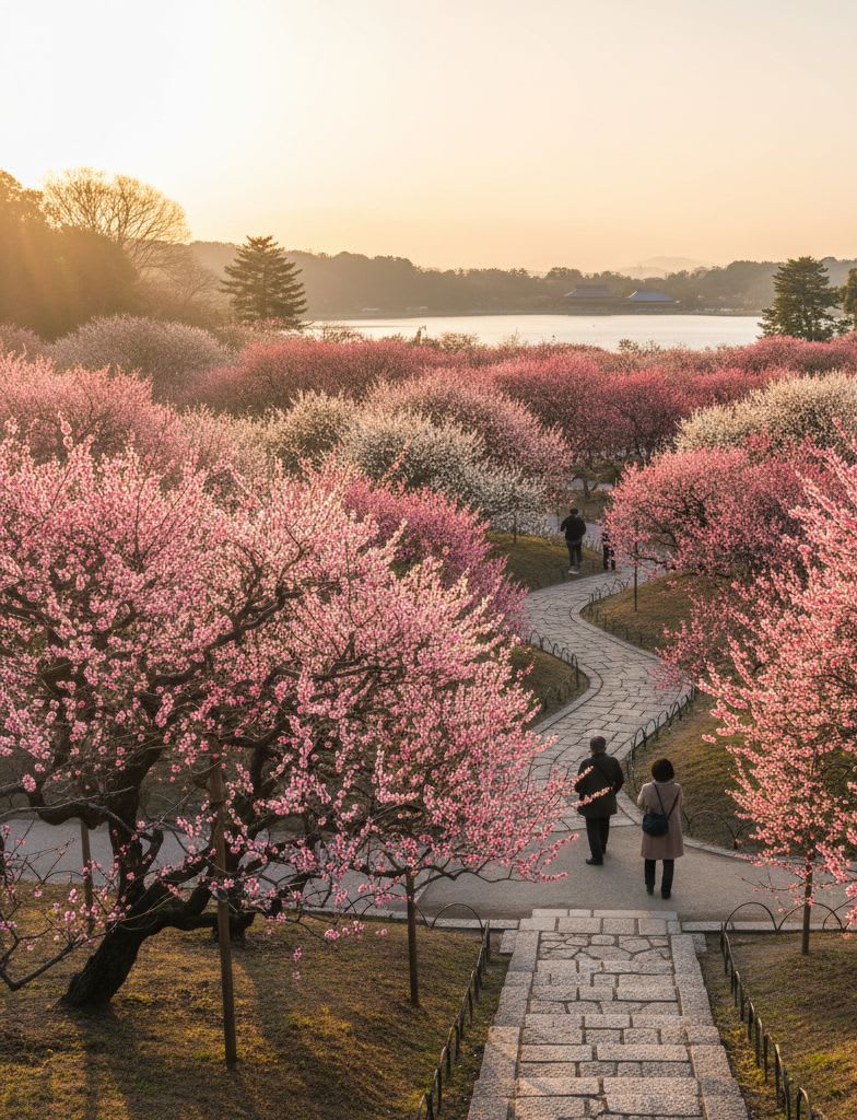 Mito Kairakuen Plum Blossoms: 3,000 Trees Before the Cherry Wave