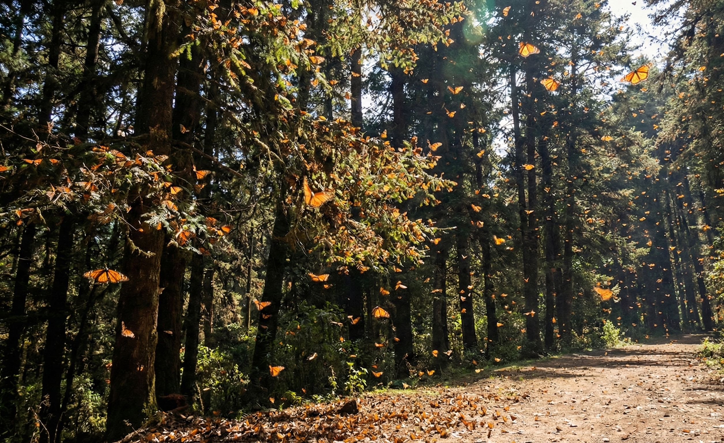 Monarch Butterfly Migration: 300 Million Butterflies Cloak the Mountains of Michoacan