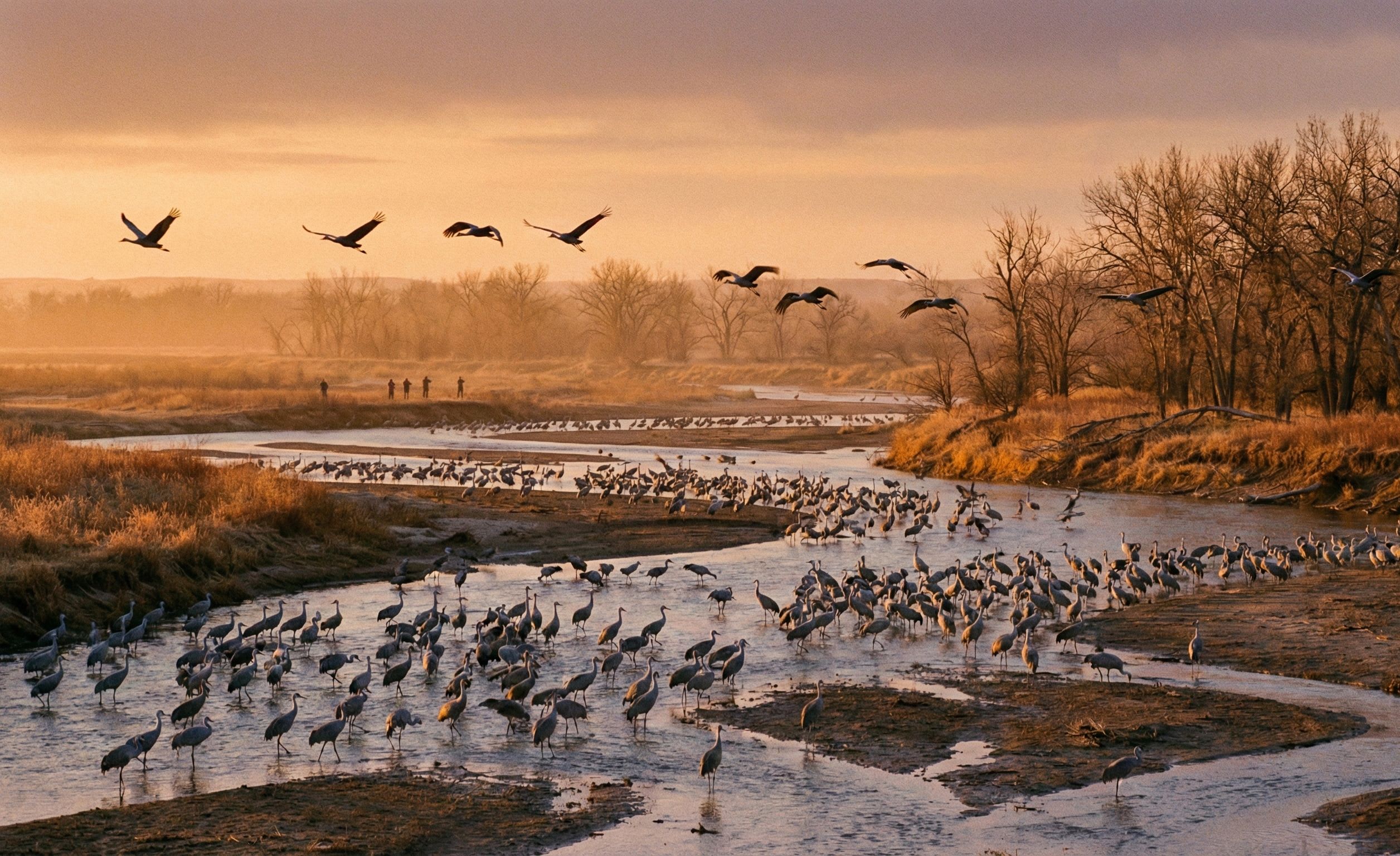 Sandhill Crane Migration on the Platte River: 600,000 Ancient Voices Over Nebraska